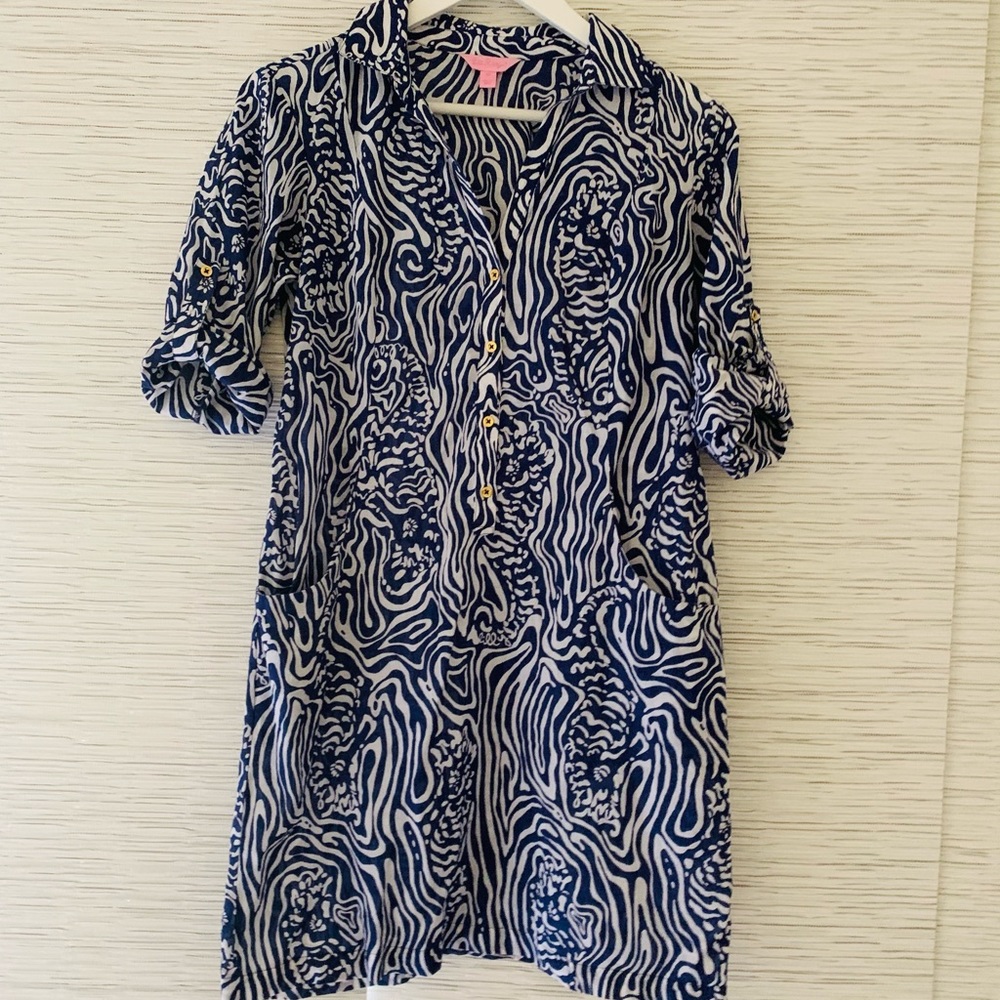Lilly Pulitzer XS Dress with Pockets Long or Short Sleeve